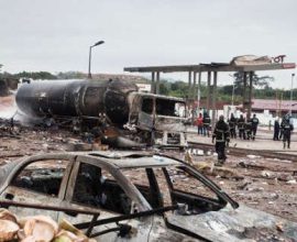  Έκρηξη μετά από τροχαίο στη Γκάνα: Τουλάχιστον 17 νεκροί, 59 τραυματίες
