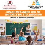  Δήμος Καλαμαριάς: Ομαλή μετάβαση από το νηπιαγωγείο στο δημοτικό